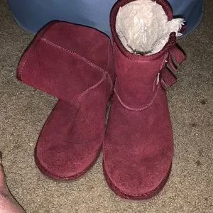 Koolaburra Shoes Koolaburra By Ugg Womens Maroon Suede